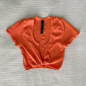 Urban Outfitters Short Sleeve Crop Top (XS/S)